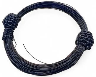 Black Wire Bracelet w/ Knotted Accents