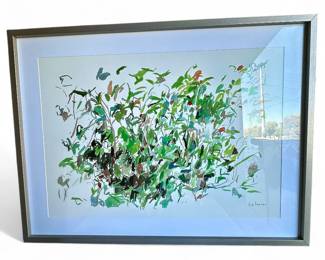 Liz Innvar 'Beech and Sumac' Fine Art Print in Frame