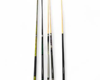 5 Assorted Pool Cues