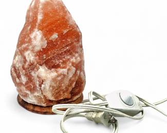 Himalayan Salt Lamp with Wood Base