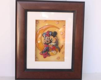 Disney Mickey & Minnie 3D Resin Wall Art