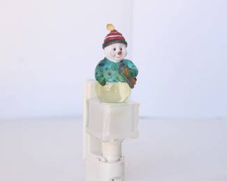 Snowman Bubble Night Light