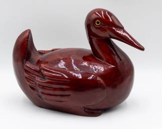Dolbi Cashier Lacquered Duck Figurine