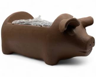 Terracotta Pig-Shaped Grill by World Grill