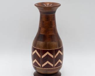 Dale Brown Segmented Woodturning Vase
