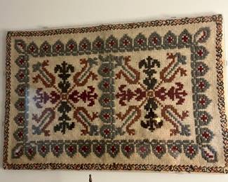 M103 - $30. Framed Tapestry. Measures 35" x 23" tall. 