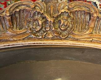 M8 - $200. Carved Wood Display Table with Removable glass Top. Measures 32" x 22" x 21" tall. (We believe this 1930s table was recreated into a display table.)