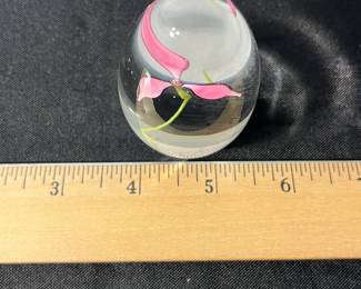 M69 - $25. "D. Wilson '01" Signed Paperweight. 