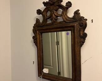 M31 - $140. Borghese Gold Gilt Mirror. Measures 18" wide x 24" tall. 