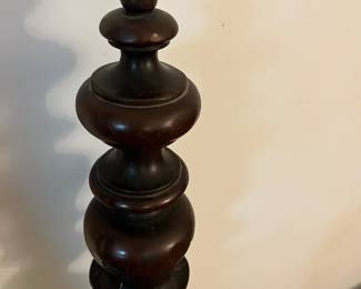 M106 - $175 PAIR of Twin Size Antique Barley Twist Bed Frames. Headboards measures 43.75" wide x 45" tall. Space between posts is 36". I only have 1 set of side rails - so you will have to replace one set. This is for 2 BEDS!