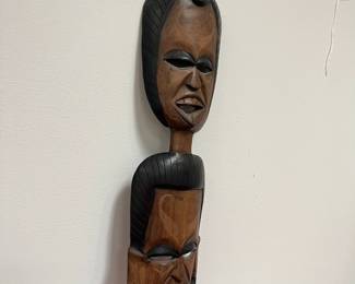 K40 - $40. Hand Carved in Kenya. Measures 5.25" wide x 18.5" tall. 