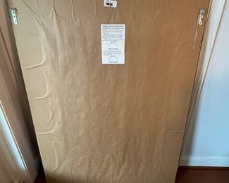 M102 - $125. Large Painted Mirror. Measures 36.25" x 49.75" tall. 