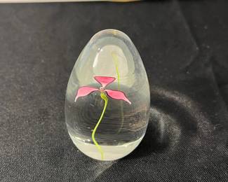 M69 - $25. "D. Wilson '01" Signed Paperweight. 