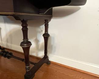 M107 - $195. Antique Drop Leaf Writing Desk. 