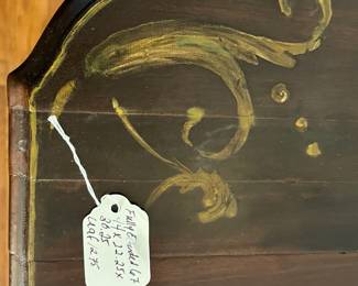 M107 - $195. Antique Drop Leaf Writing Desk. 