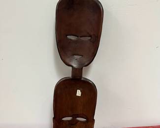 K40 - $40. Hand Carved in Kenya. Measures 5.25" wide x 18.5" tall. 