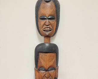 K40 - $40. Hand Carved in Kenya. Measures 5.25" wide x 18.5" tall. 