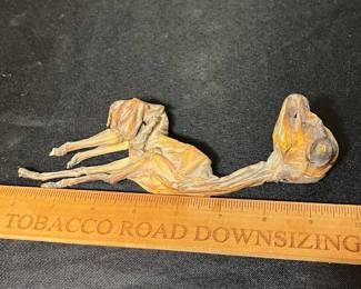 K83 - $60. Small Mummified Llama Fetus. 