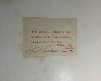 M64 - $250. The Education of Mr. Pipp by CD Gibson in original box. "This edition is limited to 250 signed copies of which this is number 112" signed by author & publisher. 1899. (4th volume in the regular series)