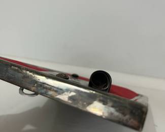 K36 - $15. Mezuzah Case with Scroll. Measures 5.5" x 7.5". 