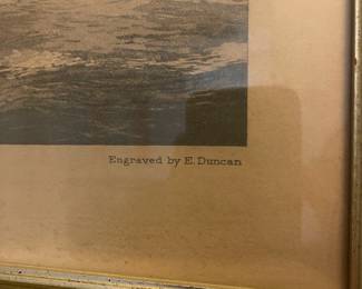 M40 - $50.  The Clipper Ship "Cosmos". Measures 23" x 17". 