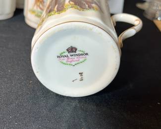 M84 - $50. 7 Pc Set Royal Windsor Fine Bone China Mugs. 