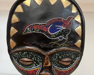 K47 - $50. Vintage African Ashanti Sculpture. Measures 5" wide x 15" tall. 