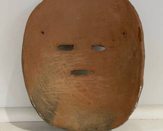 K8 - $25. Mexican Clay Mask. Measures 6" wide x 8" tall. 