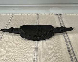 K50 - $35. New Guinea Carved Alligator Bowl