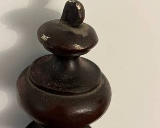 M106 - $175 PAIR of Twin Size Antique Barley Twist Bed Frames. Headboards measures 43.75" wide x 45" tall. Space between posts is 36". I only have 1 set of side rails - so you will have to replace one set. This is for 2 BEDS!