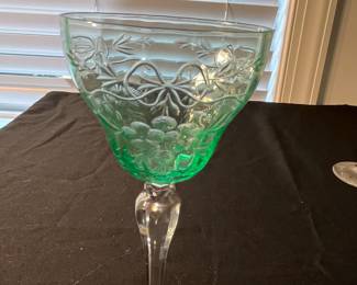 M91 - $50. Set of 5 glasses - 7.25" tall. 