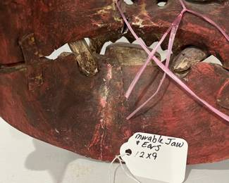 K30 - $40. Bali, Indonesia Hand Carved Mask. Balinese Barong. Moveable Jaw & Ears. 