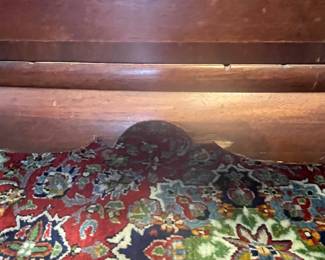 M1 - $175. 3 Drawer Antique Chest. Measures 37" wide x 20.5" deep x 37" tall. Drawers are a little "sticky" and there are some imperfections with the veneer. Custom cut glass has protected the top! Hand cut dovetails drawers. 