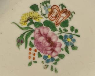 M144 - $1000 for set of 8. Fine Chinese Export Porcelain. 8 pieces in very good antique condition for the age! A few have small areas of paint chipped - but overall very good! Measures 8 5/8" across. 