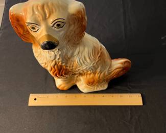 M78 - $50. Staffordshire Dog. 9" x 11" tall. 
