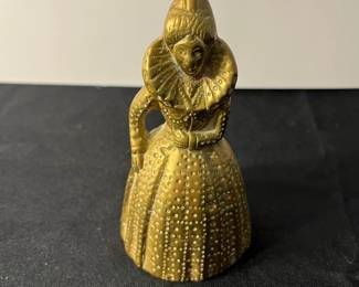 M76 - $15. Victorian Lady Brass Bell. 