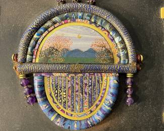 M75 - $40. "Bobby Wells" Inner Space Series (Barbara Wells). Measures 8.75" wide x 10" tall. 