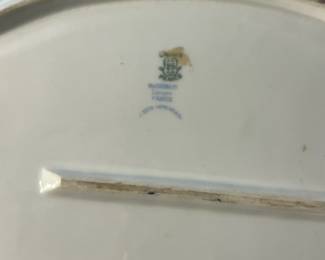 M88 - $40. Wm. Guerin Limoges Hand Painted Platter. Measures 17.5" x 12.25". 