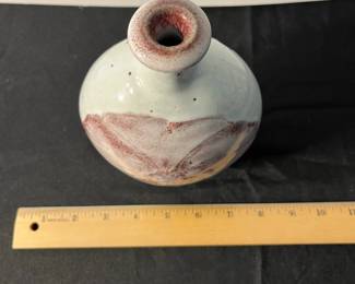 M77 - $20. Signed Pottery Vase "Diehl"