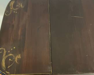 M107 - $195. Antique Drop Leaf Writing Desk. 