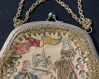 M119 - $85. Vintage Walbore Purse. Made in Italy. Knight & Lady. 