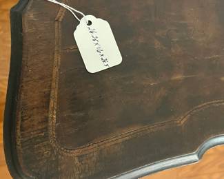 M108 - $145. Antique 2 Drawer side table. Measures 26.25" wide x 16" deep x 28.5" tall. 