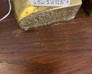 M140 - $200 PAIR of LARGE Goose doorstop / bookends. Measures 12.5"tall  x 6.5" wide. 