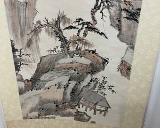 K16 - $50. Vintage Wall Scroll. Measures 18" wide x 82" tall. 