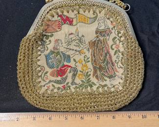 M119 - $85. Vintage Walbore Purse. Made in Italy. Knight & Lady. 