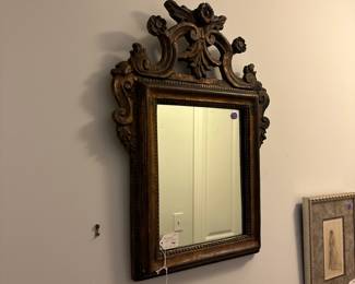 M31 - $140. Borghese Gold Gilt Mirror. Measures 18" wide x 24" tall. 