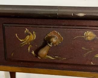 M107 - $195. Antique Drop Leaf Writing Desk. 