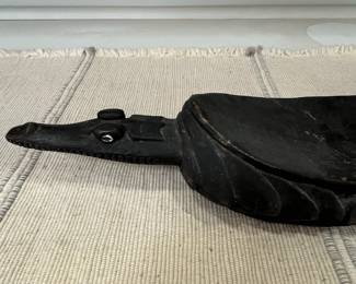 K50 - $35. New Guinea Carved Alligator Bowl