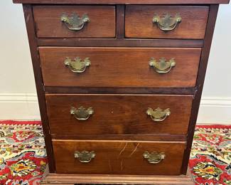 M19 - $75. SMALL Antique Cabinet. Measures 18.5" x 12" x 23.5" tall. 