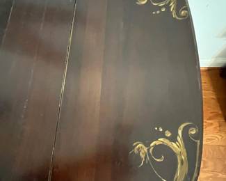 M107 - $195. Antique Drop Leaf Writing Desk. 